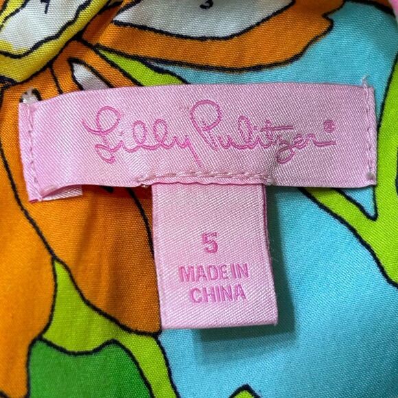 Lilly Pulitzer Little Lilly Classic Shift Dress Paint by Numbers - Picture 8 of 11